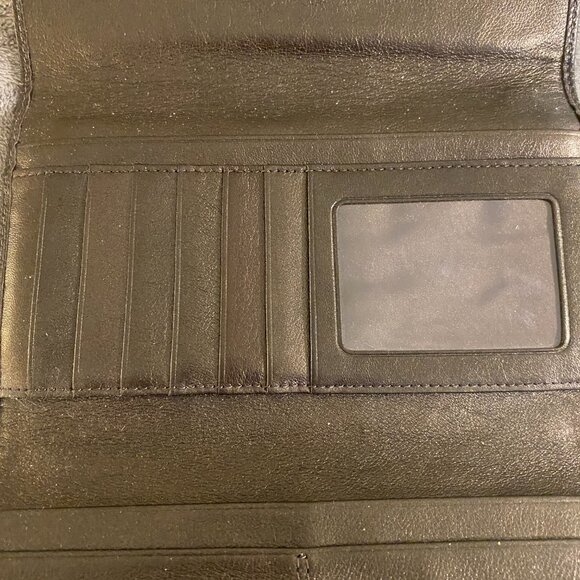 Women's Brown Legacy Signature Checkbook Wallet NWOT - Picture 7 of 9